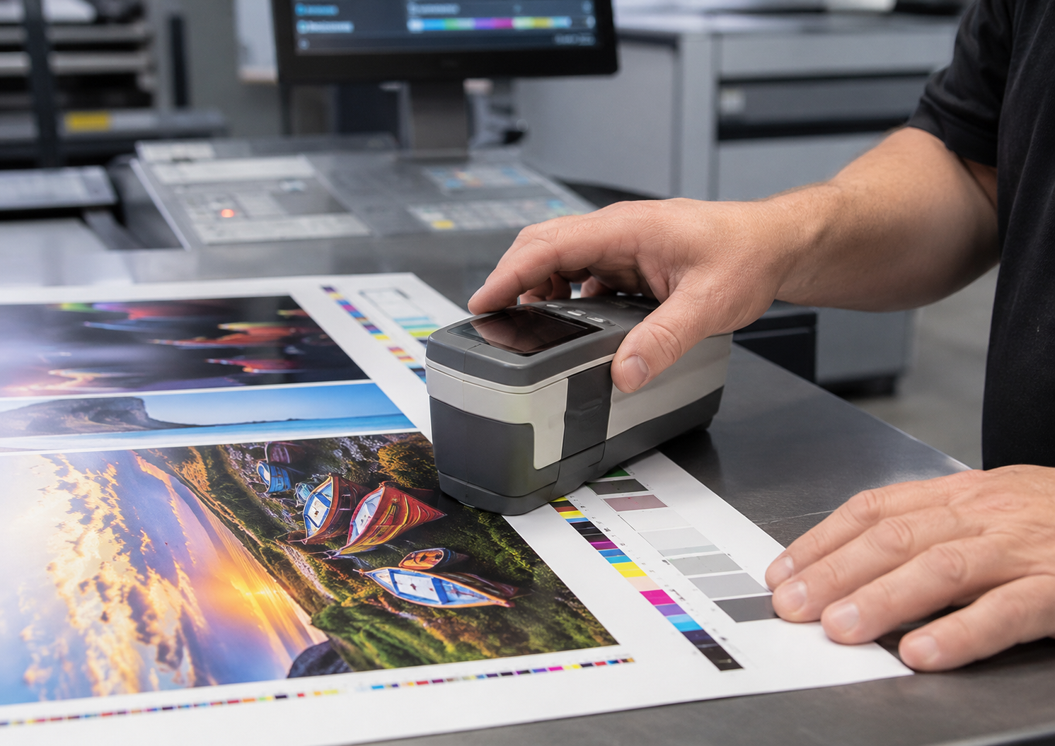 Uso del espectrofotómetro en impresión: control del color