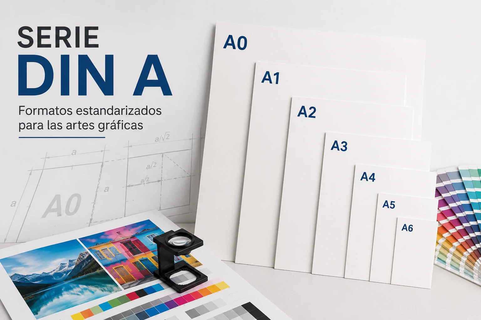 Serie DIN A de formatos de papel normalizados para artes gráficas