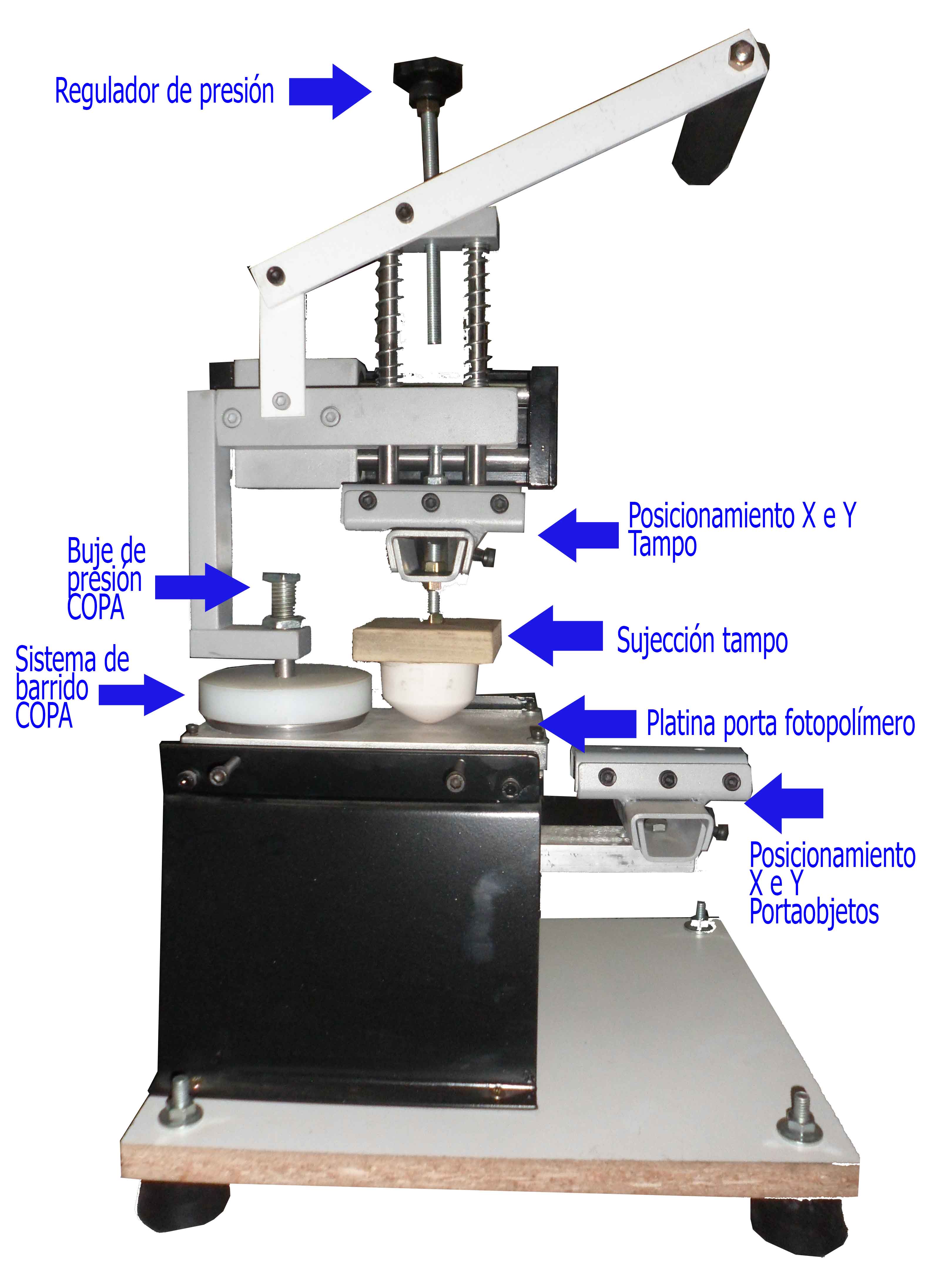 Manual de la máquina tampográfica TMH90 y TMH130
