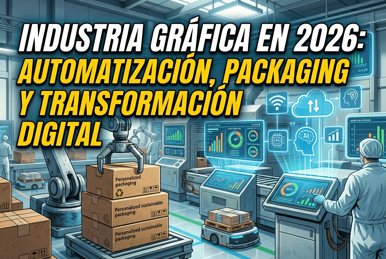Industrias graficas en 2026 automatización