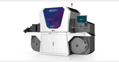 ECO3 ELIO Essenza 330, prensa digital de etiquetas de la gama ELIO