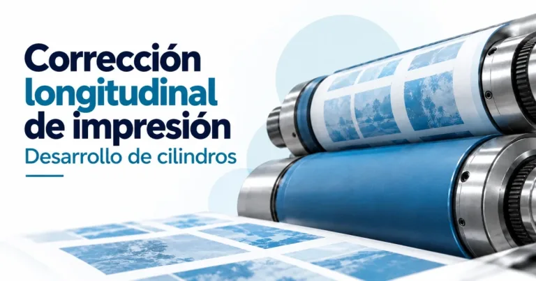 Corrección longitudinal de impresión - Desarrollo de cilindros